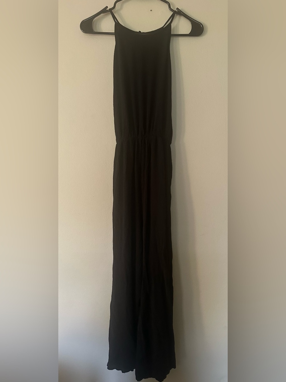 Express Black Sleeveless Jumpsuit